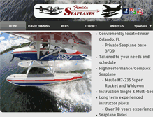Tablet Screenshot of flyfloatplanes.com